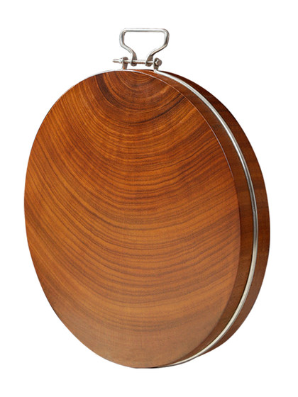 正宗铁木砧板家用抗菌防霉切菜板实木厨房粘占刀板圆形加厚菜墩