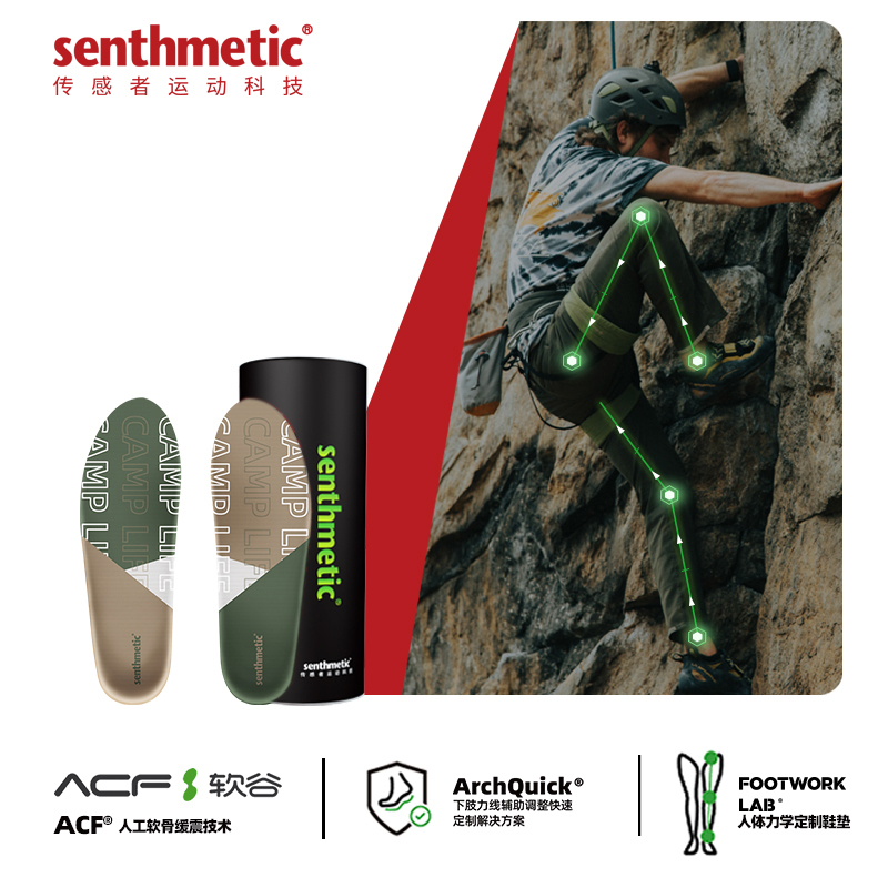 Senthmetic Outdoor All-Season Hiking, Mountaineering, Outdoor Camping and Cycling Breathable Sweat-Absorbent and Anti-Odor Insoles
