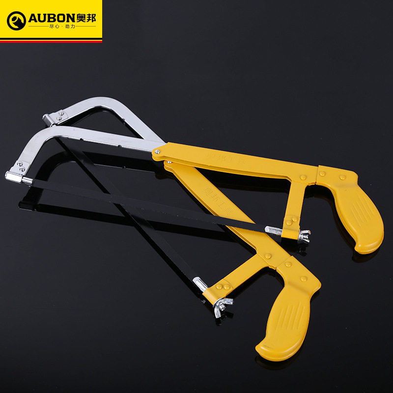 Manufacturer Direct Marketing Obbon Thickened Steel Saw Frame Mini Steel Saw Bow Durable Manual Adjustable 300mm steel saw frame