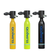 Diving respirator equipment a complete set of snorkeling mouthpieces underwater breathing tubes scuba diving portable professional oxygen bottles