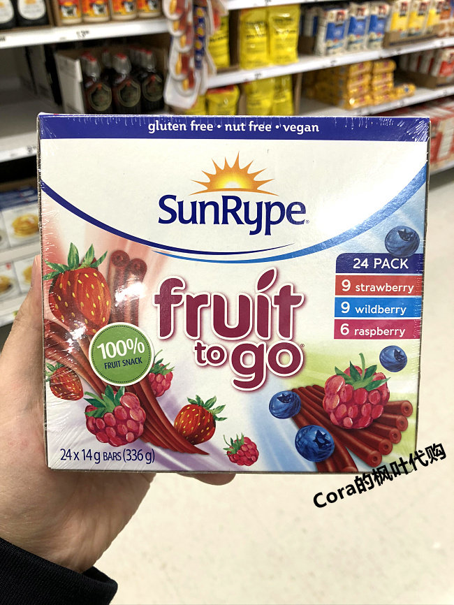 Canada Maple Leaf SunRype Fruit Peony Flesh Strips Children Snacks 24 or 72 Costume