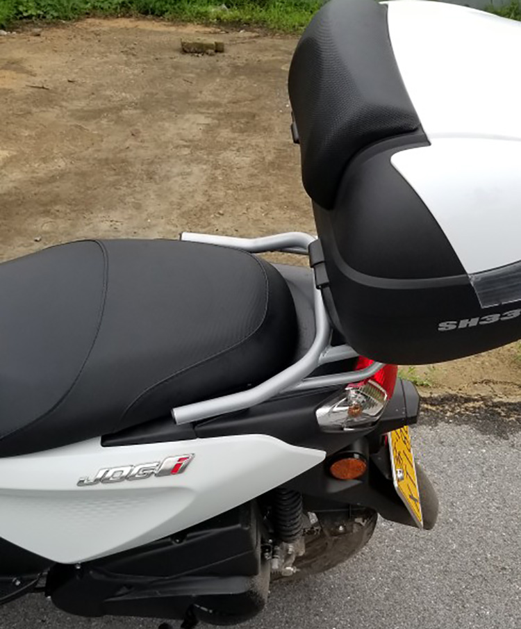 Áp dụng cho JOG lưới thông minh mới i125 xe tay ga thông minh tình yêu sau kệ đuôi ZY125T-13 phía sau kệ - Xe máy Sopiler bộ khung bảo vệ xe máy