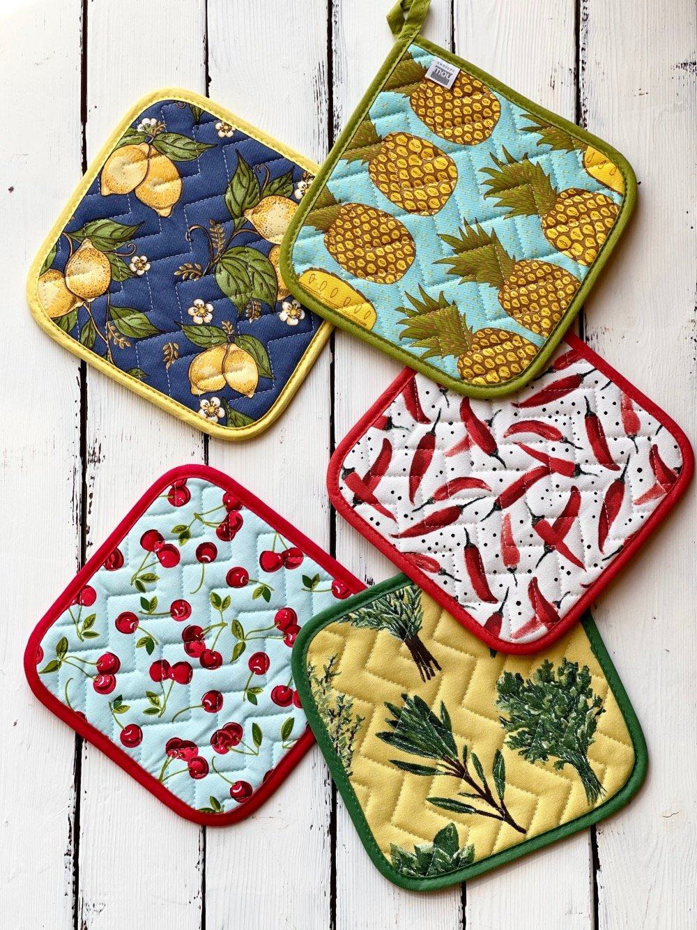 Pure cotton heat insulation pad pot pad pot ear anti-scald European cat dog American black green