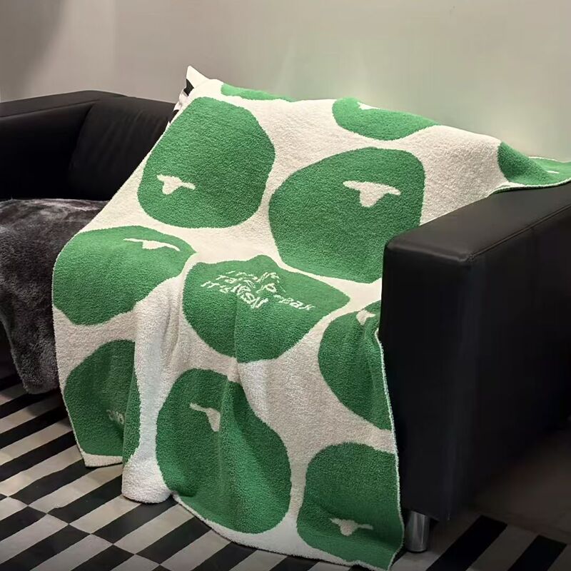 Chill Legal Rest Flannel Blanket Green Office Air Conditioning Blanket Living Room Sofa Thin Throw Blanket Gift