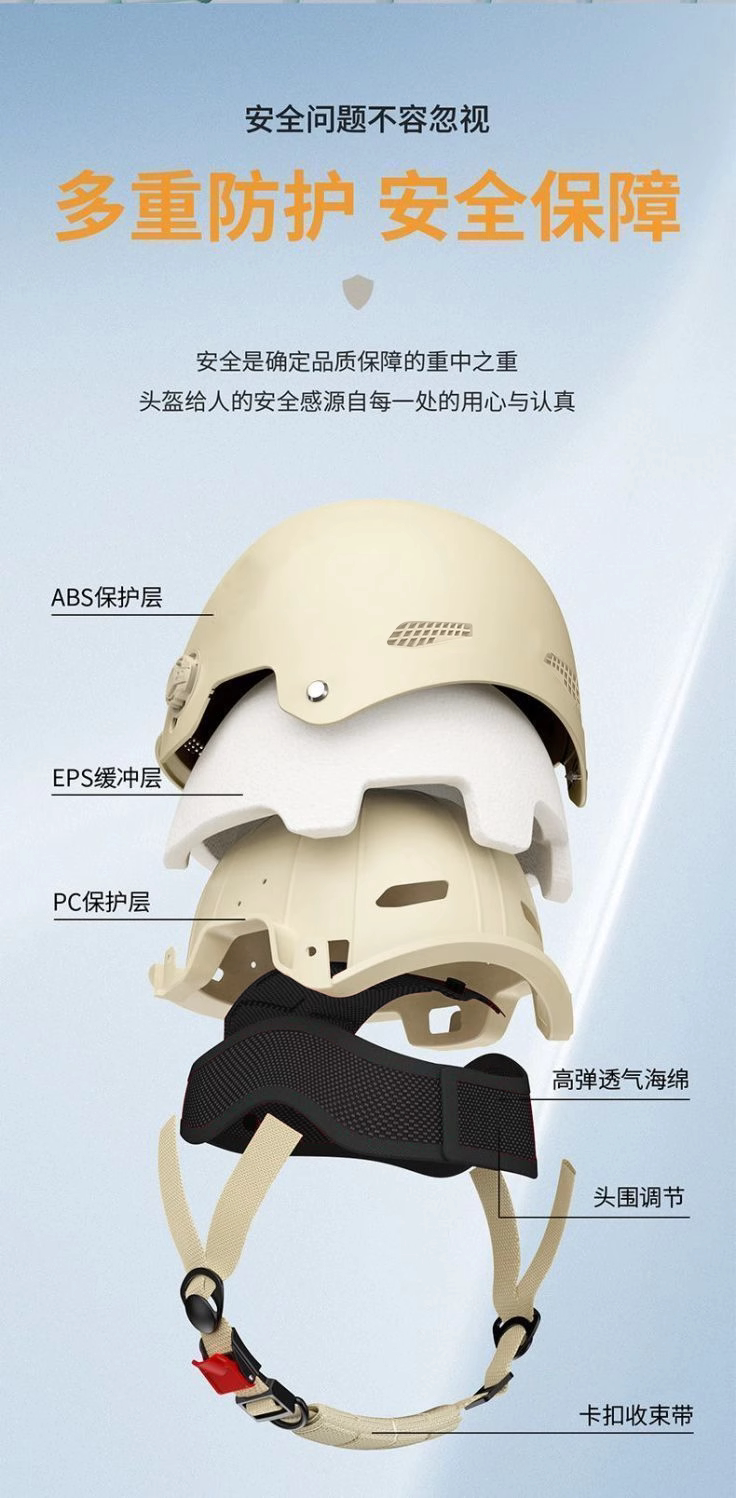 Helmet with new national standard 3C certification for electric motorcycles, suitable for men and women, universal for all seasons in summer, half helmet