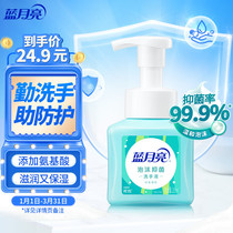 Blue Moon Foam Antibacterial Hand Sanitizer (Fresh Fruit Mint) 255ml Added Amino Acid Antibacterial and Moisturizing