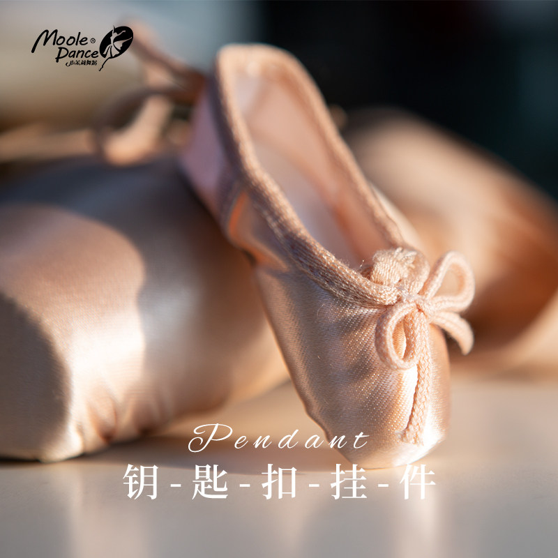 Small Jasmine Mini Ballet Shoe Pendant Delicate Cute Bag Pendant Bag Key Buttoned Foot Shoe Gift Box Dress
