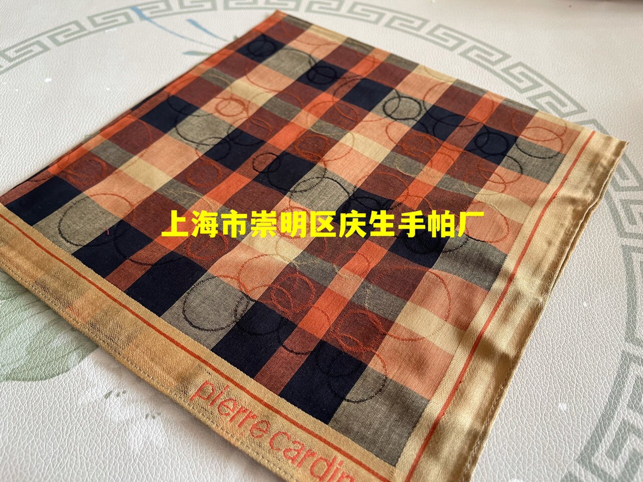 Men's and women's handkerchiefs Handkerchief foreign trade cotton jacquard soft satin strips cotton export original single handkerchief manufacturers