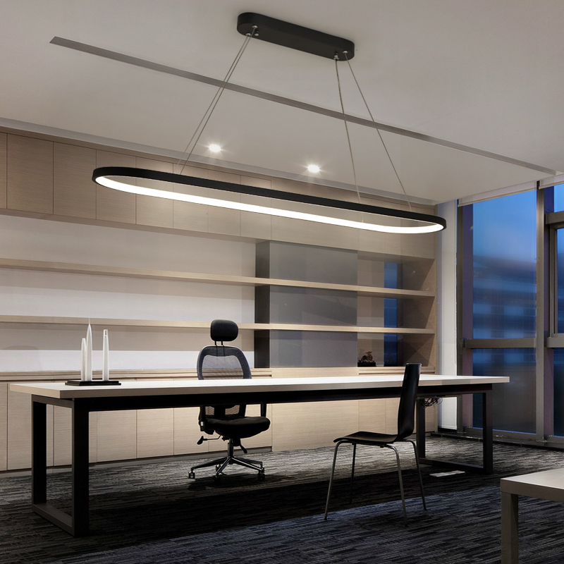 Office chandelier LED Simply modern art atmosphere chandelier bar Restaurant chandelier Nordic lamps