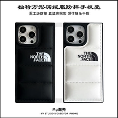 The North Face case — The North Face Trendy Fashionable Puffy Puffer Down Jacket Phone Cases Covers – Pro/Plus/Max/Air – iPhone 16, iPhone 15, iPhone 14, iPhone 13, iPhone 12