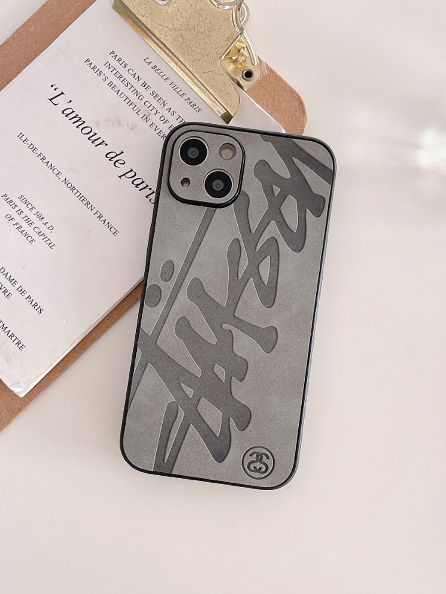 时尚品牌Spesi适用于Iphone16Promax Suede Suede 15Pro Apple 14男女手机壳12全包真皮硬底11直边防摔Xr保护套14Promax 4