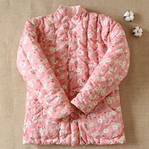 Pure cotton-padded clothes ladies winter clothes mother thickened warm handmade cotton-padded jacket middle-aged and elderly adults wear slim cotton-padded clothes