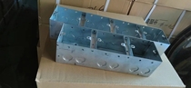 Type 86 switch socket bottom box galvanized iron box double box conjoined junction box triple iron wire box KBG cassette