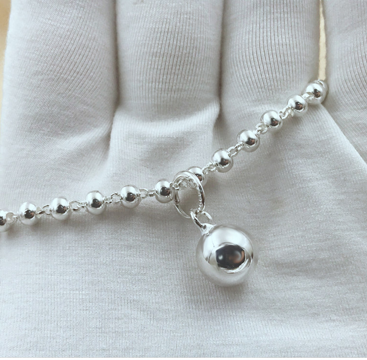 Chaine de cheville Femme      en Argenterie - Ref 3101809 Image 4