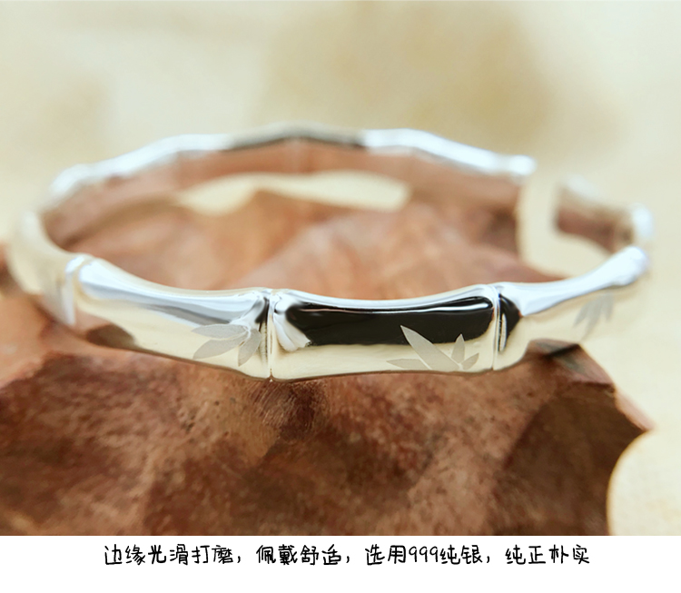 Nữ mô hình Dài Phong Fu từ rắn 999 sterling bạc vòng tay trung niên người lớn tuổi để gửi bạn gái của mình mẹ bà món quà