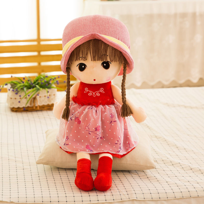 Cloth surname baby girl plush toy doll pillow doll cute child girl princess accompany sleeping birthday gift