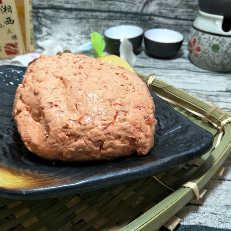 Hunan's Xiangxi eighteen Holes Earth production Glutinous Rice Acids Hot peppers Pressed Wide Pepper Sea Pepper Soil Tan Curing 500 gr