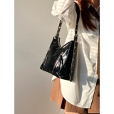 鹿子 Универсальная вместительная и большая сумка на одно плечо, Южная Корея