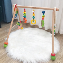 Baby outlet Sport Fitness Shelf Gift the wind baby lies the toy rocking bell wooden shelf