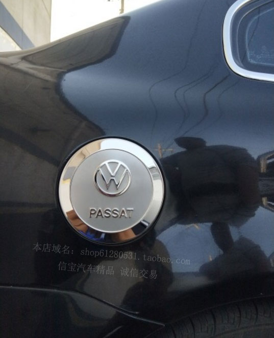 Shanghai Volkswagen old Passat B5 new collar fuel tank cap modified PASSAT stainless steel fuel cap protection
