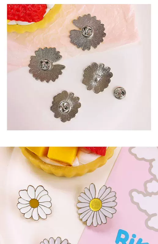 Khuy măng sét dễ thương khóa ghim trang trí cổ áo ghim vòng cổ cúc nhỏ cúc trâm cài áo phụ kiện nhỏ viền cố định - Trâm cài