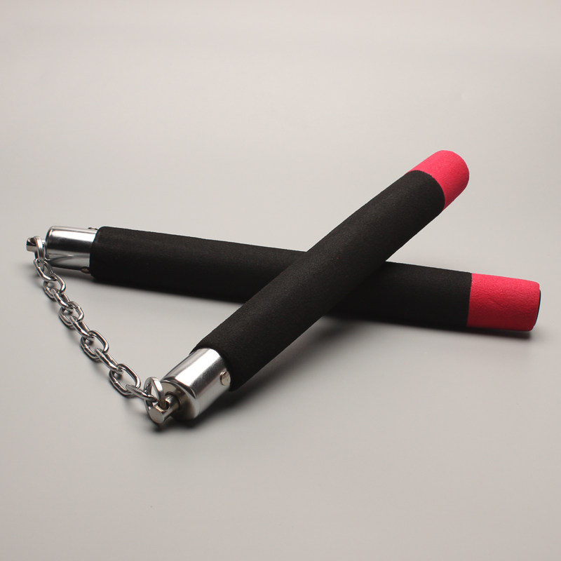 Upscale sponge two knogs with red head thickened foam sponge double knobstick bearing plate New hand practice sponge double-cut stick