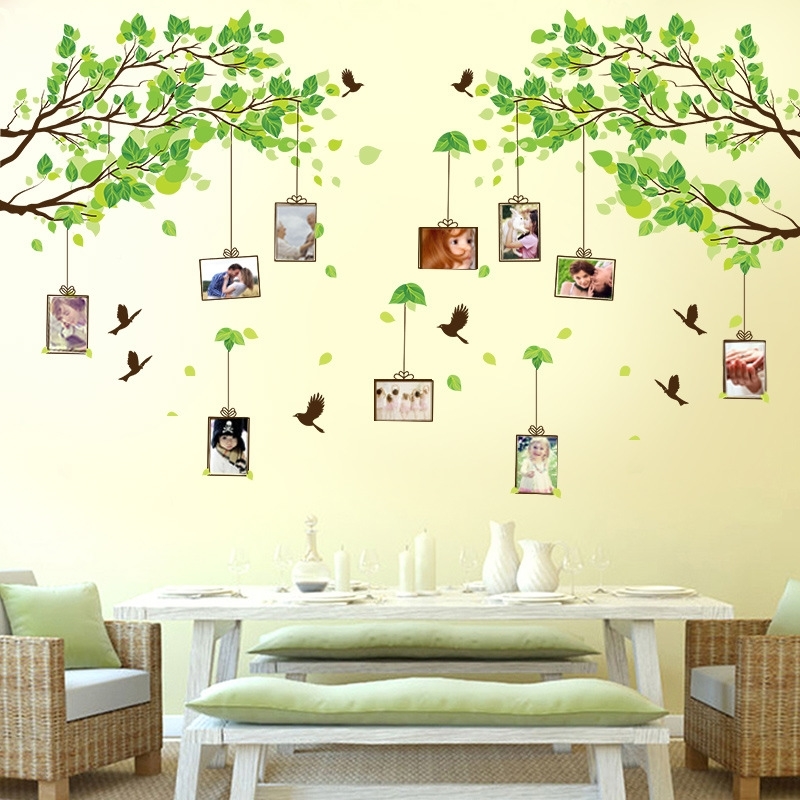 Pastoral wall stickers Photo frames Photo wall stickers Living room bedroom classroom background wall decorations Wallpaper wallpaper self-adhesive