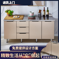 SIMPLE CABINET STAINLESS STEEL KITCHEN HEARTH INTEGRATED SINK BOWL CUPBOARD RENTAL WITH ECONOMICAL SMALL CABINET FOR HOME ASSEMBLY
