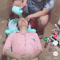 Artifact hair wash girl Child hair wash chair Multi-functional three-in-one home pregnant woman adult sleeping recliner increase