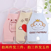 Baby cotton flower belly pocket baby children thickened padded cotton children sleep to protect their stomachs Autumn and winter 1-2-3-4 years old