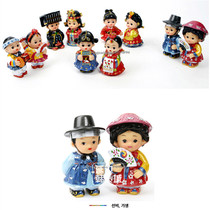 Korean folk tradition Hanbok dolls Juanjin decorations Korean restaurant restaurant ornaments Handicrafts