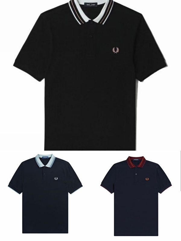 Fp British Wheat Spike New Summer Pure Cotton T-Shirt Slim Fit Short Sleeve Men's Wheat Spike Embroidered Lapel Polo Shirt