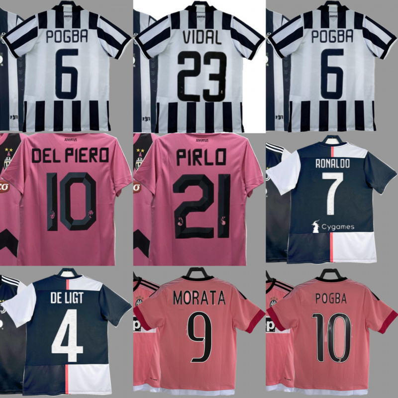 Retro Jersey Football Uniform Juventus Tevez C Ronaldo Boggabdi Balabuffon Motta Jersey