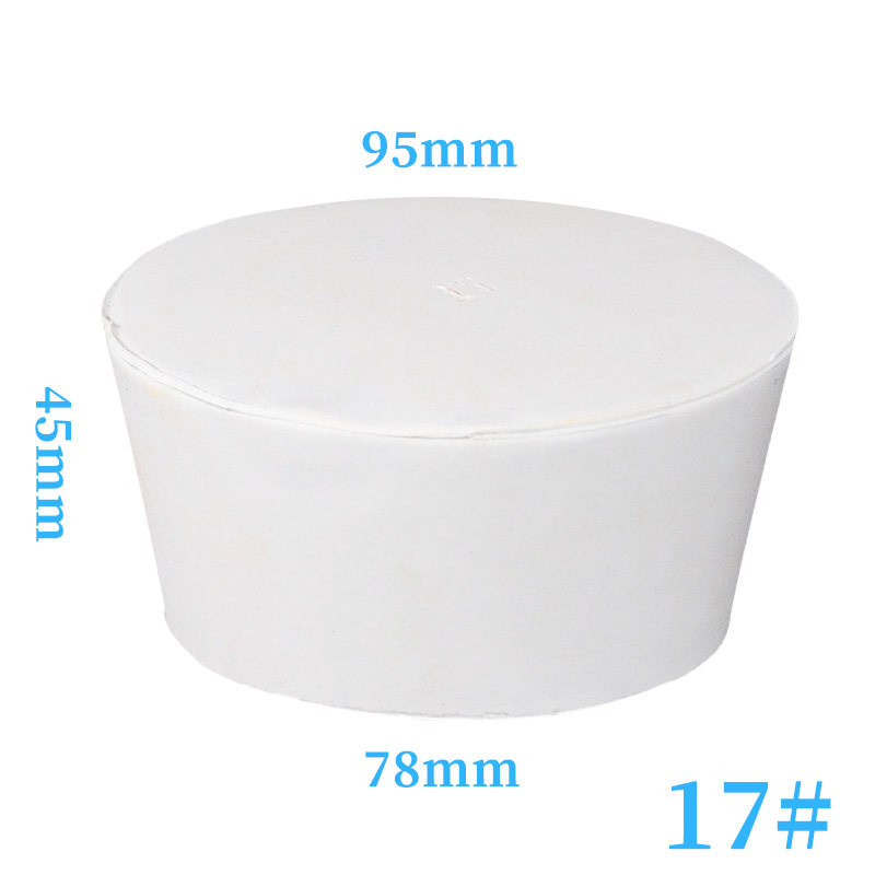 北京金新兴 橡胶塞 白胶塞 烧瓶塞 试管塞 橡皮塞 17号(78-95mm)