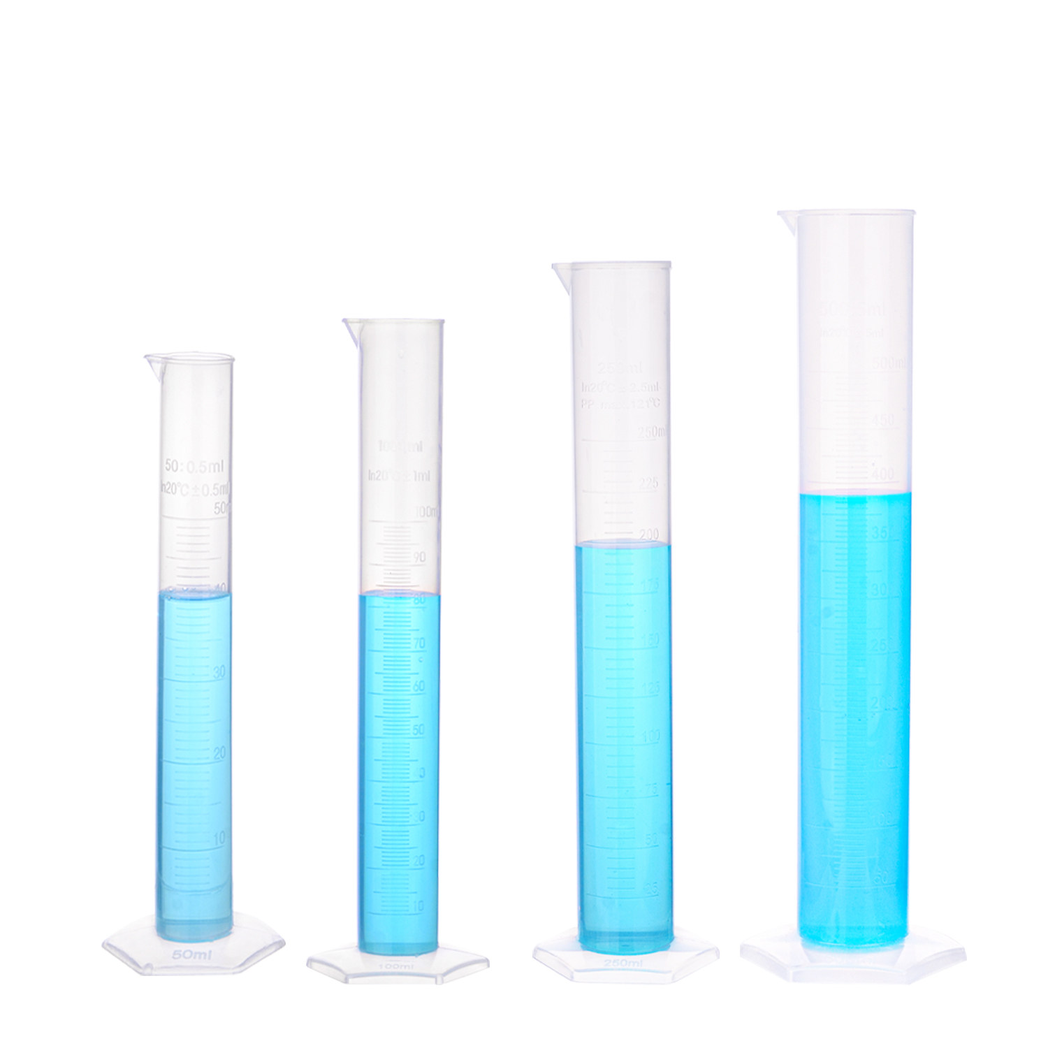 PP塑料量筒 50ml 500ml1000ml2000ml刻度量筒  耐高温耐腐蚀 量杯