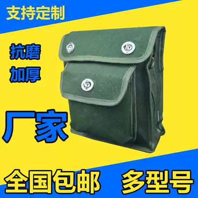 Canvas Toolkit Multifunctional Maintenance Hardware Electrical Package Single Shoulder Thickened Communications Hydropower Oxford running bag Small