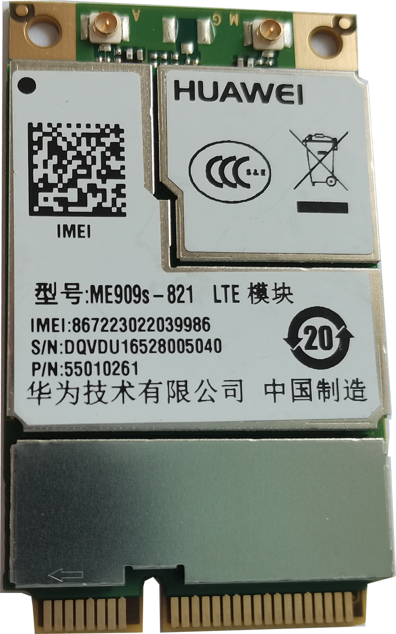 The Huawei 4G module ME909S-821 is suitable for development boards such as Lingpai C3531D C3519A DSH