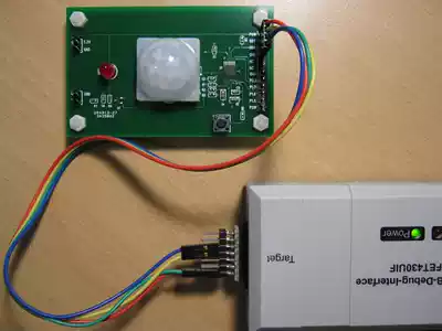 EZ430 MPS430F2013 motion object detector PIR sensor human body heat release infrared ray