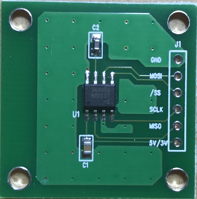 MLX90363 Development of the board Hall angle sensor