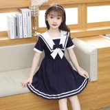 Летнее платье, комплект, детская юбка, подходит для подростков, детская одежда, в западном стиле