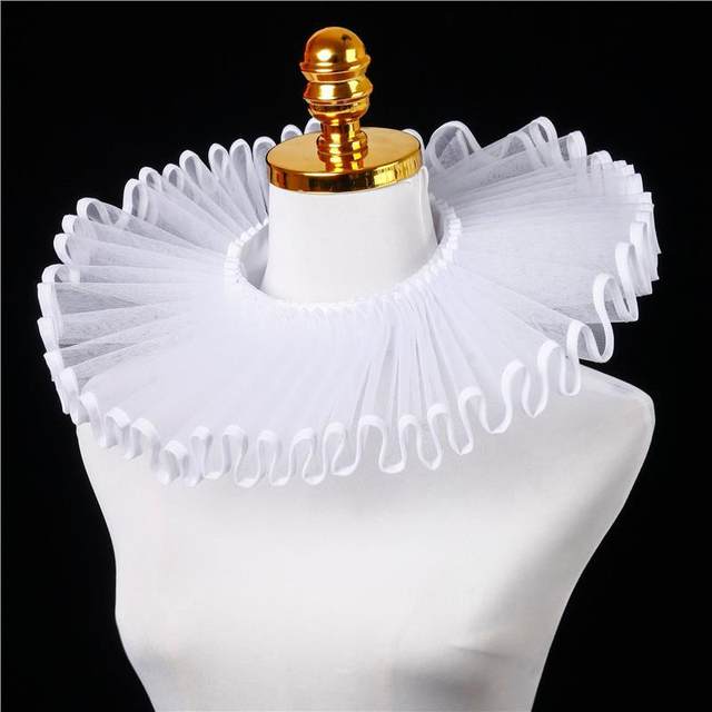 Ruff Collar, Fake Collar, Noble Collar, Shakespeare Collar, Cosplay Prop, Drama Exam, Npc Elizabethan Collar