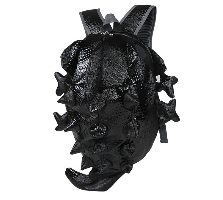 Chameleon personality backpack Korean tide student bag monster backpack Harajuku lizard travel bag