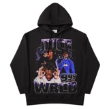 Rulee Juice Wrld Hip -Hop Vintage Retro Raw Hat -свитер зимой плюс бархатные длинные рукава