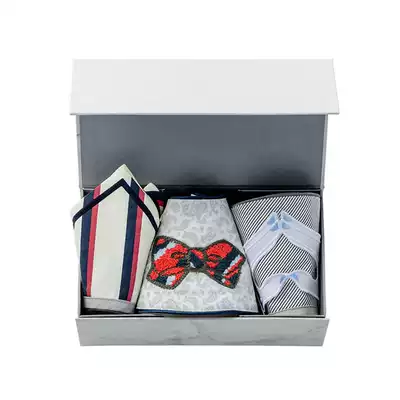 MARLMARL bib three-piece group newborn gift box collet series men's treasure Children's Day gift box newborn gift