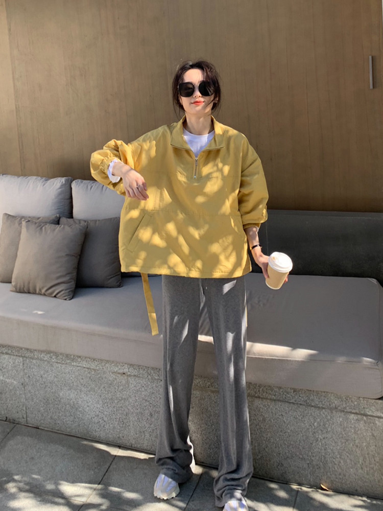 LICKYSENIOR WORD-of-mouth RETURN SUPER LOVE ITEM CASHMERE KNITTED mop PANTS WOMEN's LOOSE HIGH WAIST WIDE PANTS