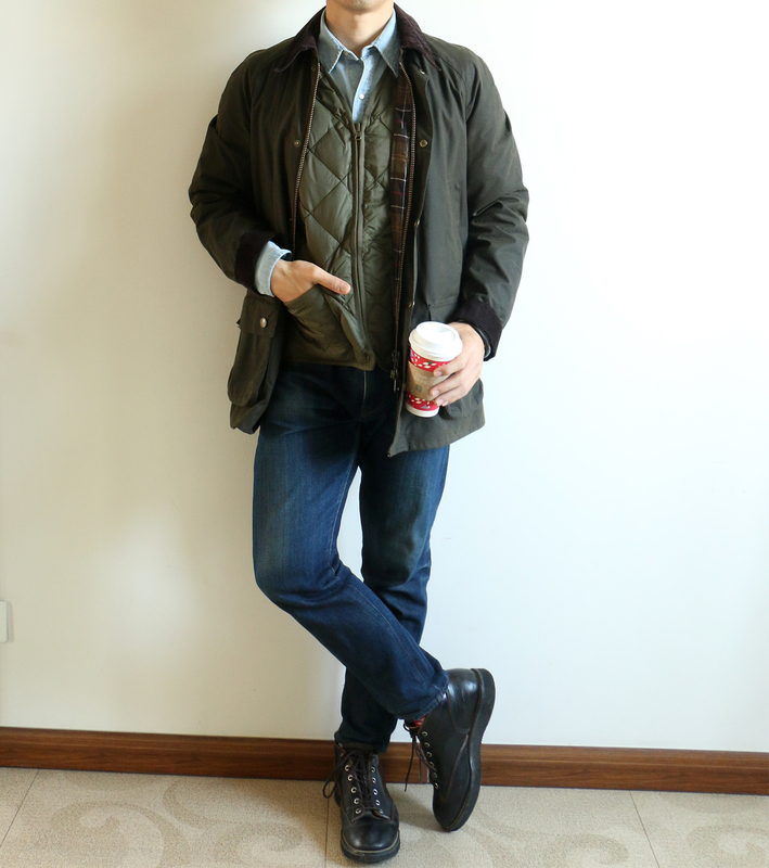 Suitable for Barbour Oil Wax Jacket, Collarless down Liner Vest, Unisex Ashby Olive Green Quilted Cotton Vest