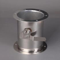 304 stainless steel air volume regulating valve electric fire valve coplate wind pipe wind valve fire smoke exhaust valve machining Shanghai