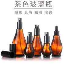 Glass cosmetics essential oil cap dropper spray bottle
