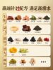 Ginseng Five Treasures Tea, Eight Treasures Tea, Health Tea, Nighttime Tea for Kidney Health, Yam, Mulberry, Raspberry, Male Health, Huangjing, Goji Berry Tea