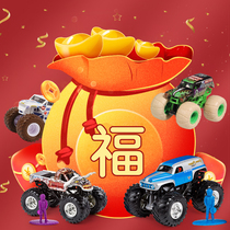 Monster Jam Crazy Big Foot Car Alloy Little Car Toy Boy Toy Birthday Gift Blessing Bag